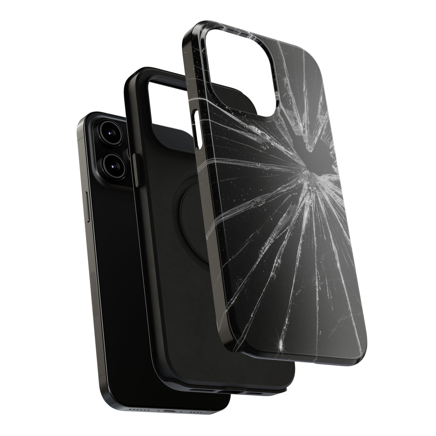 Broken Impact-Resistant Phone Case