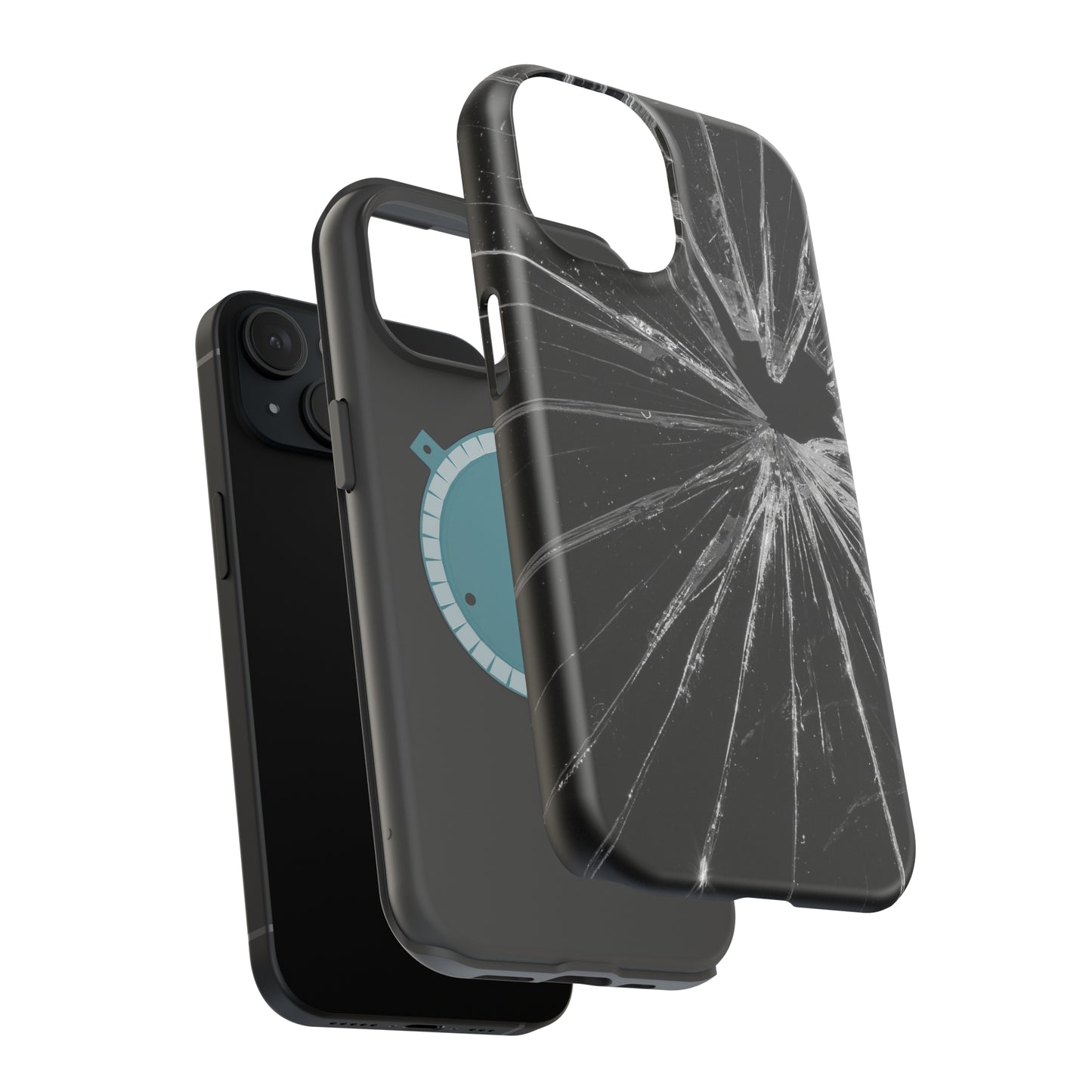 Broken Impact-Resistant Phone Case