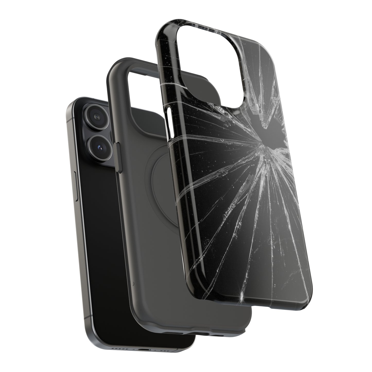 Broken Impact-Resistant Phone Case